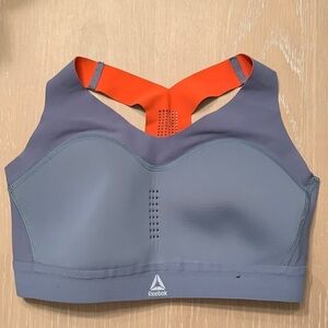 Reebok rubber feel athletic bra, size Small? See below. Good condition